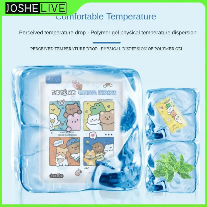 

Cleaner And Hygienic Cool Gel Sheet Cool And Refreshing Stickers Refreshing Rapid Cooling Temperate Accelerated Heat Dissipation