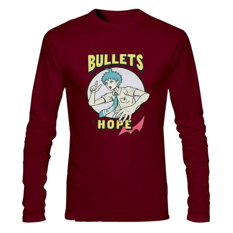 

Man Clothing New LISTEN FLAVOR DANGAN RONPA Hajime Hinata T-Shirt Harajuku Kawaii Anime Game Fitness Slim Male Casual Fashion Te