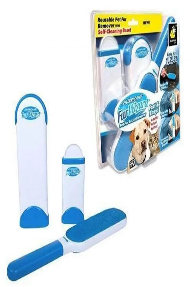 

Fur Wizard self-cleaning dust-feather collection brush set