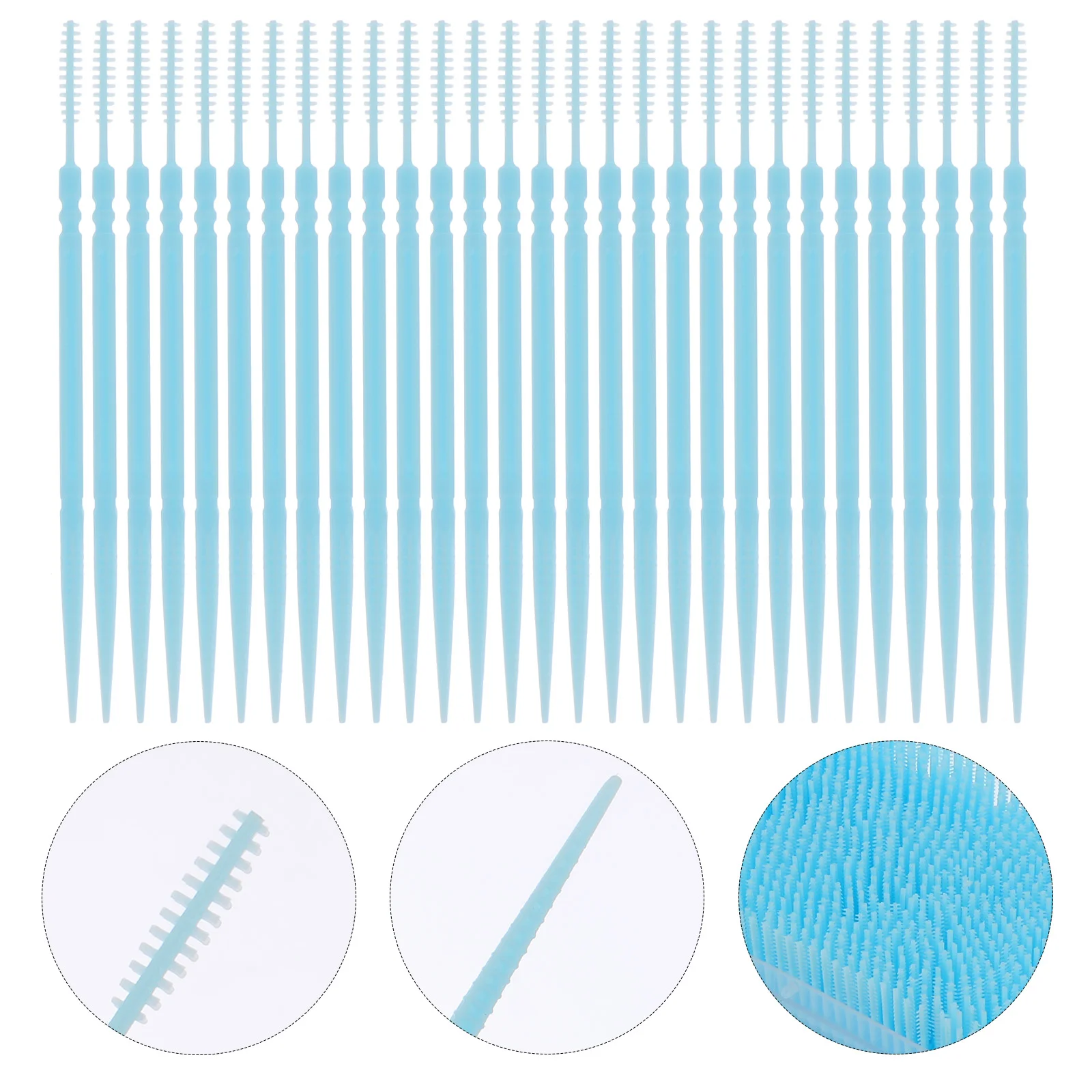 

1060 Pcs Plastic Toothpick Paintbrush Cleaners Interdental Picks Teeth Supplies Portable Child Versatile Stick