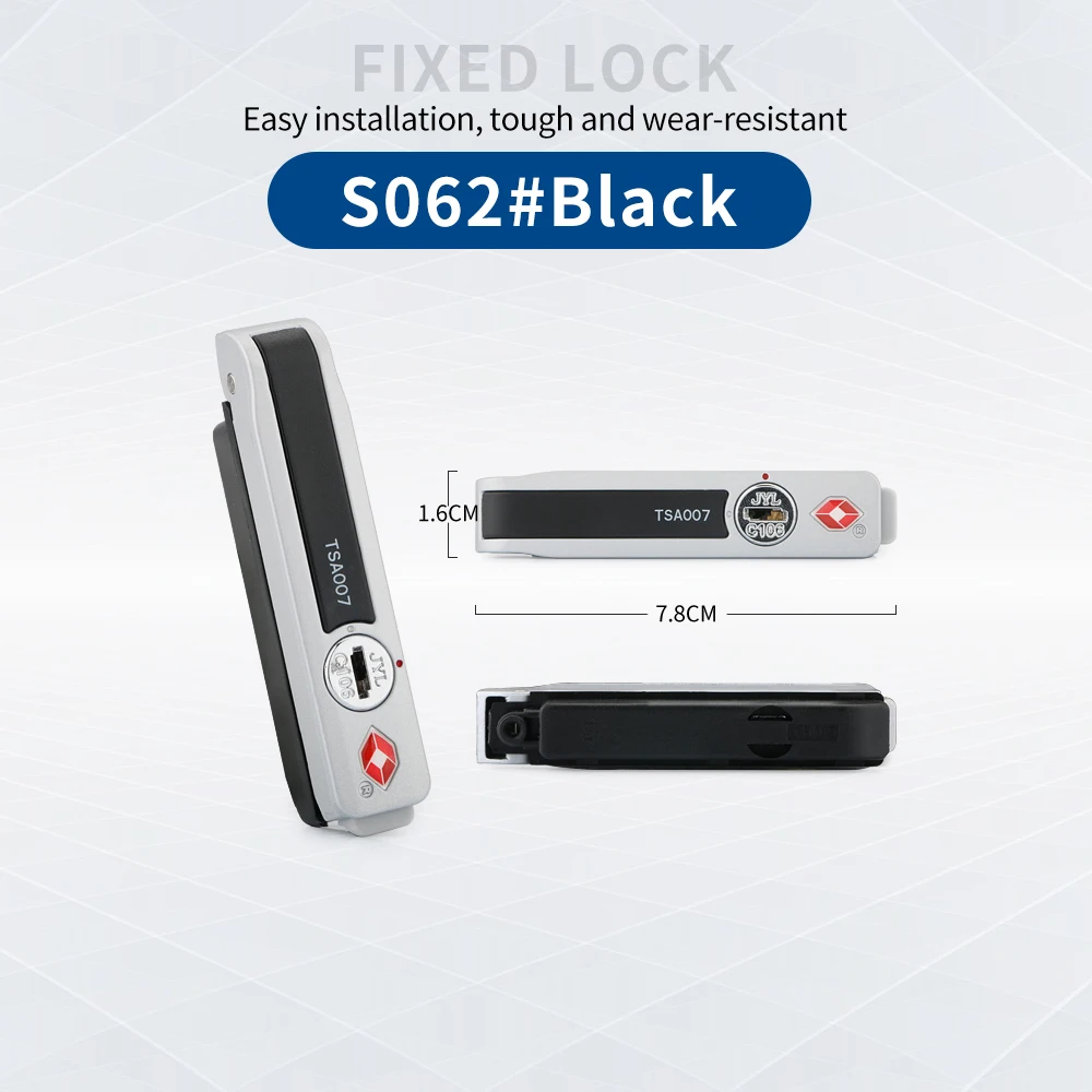 

TANGYIPIN S062 аксессуары замки чехол на тележке алюминиевая коробка деловые коробки багаж фиксированная комбинация дорожный таможенный кодовый замок