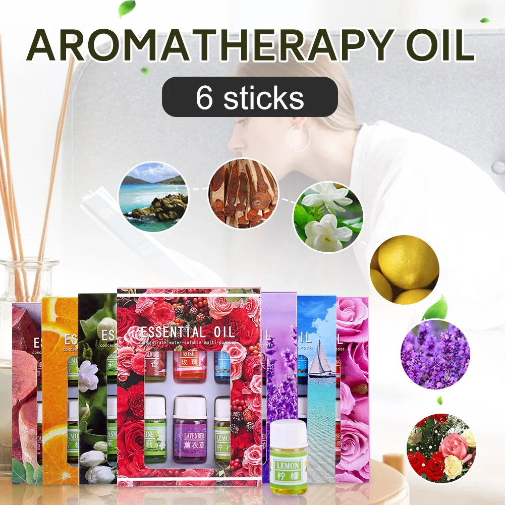 

Water Soluble Parfum Essential Oils Set Relieve Stress Fresh Air Aromatherapy Oil For Humidifier Air Purifier Incense Burner