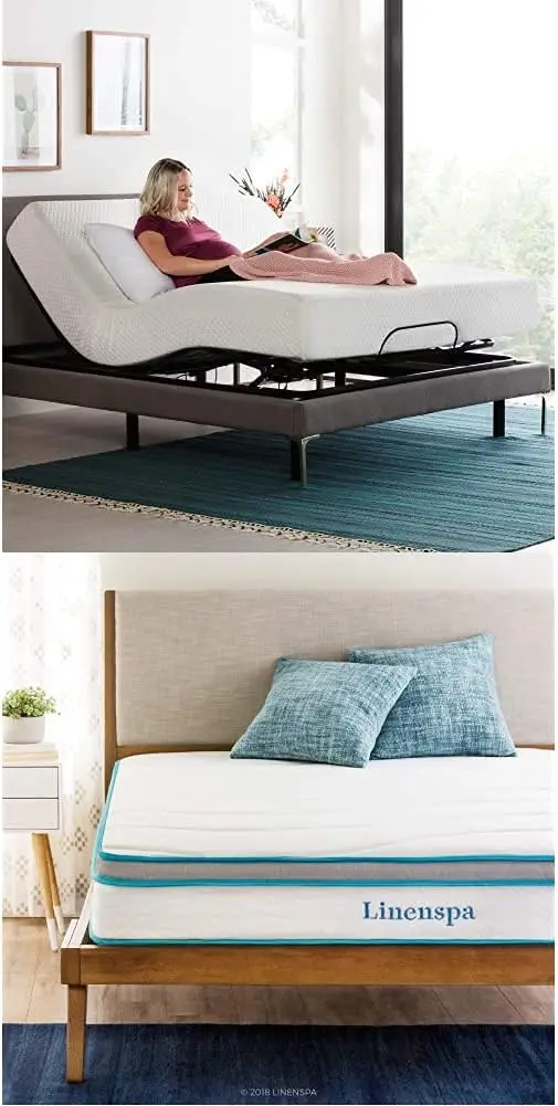 Регулируемое основание для кровати моторизованная головка и нога наклон 8 дюймов