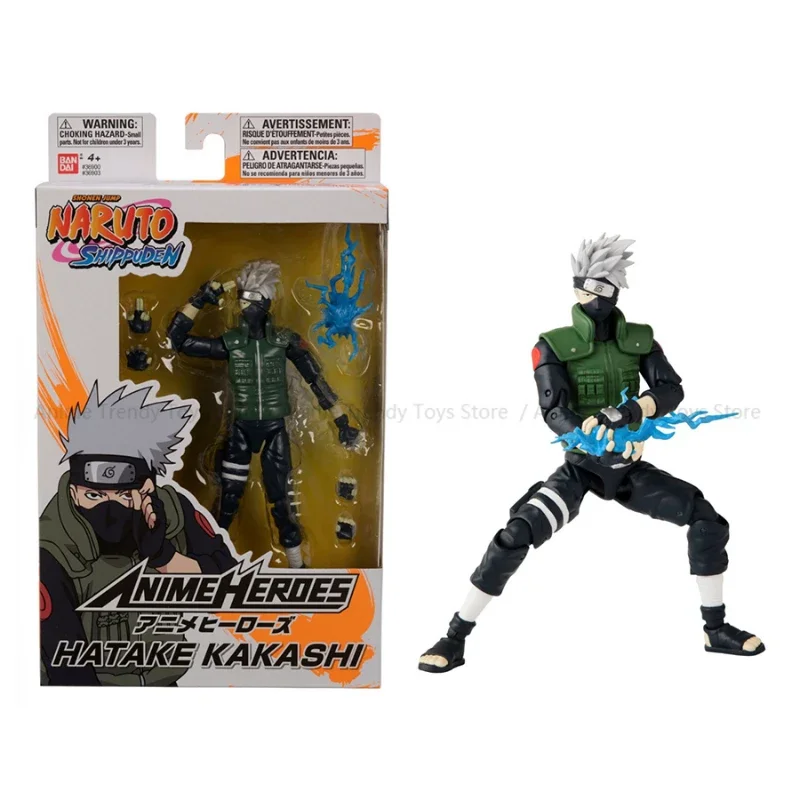 Фото В наличии BANDAI SHF Original Naruto: Shippūden Hatake Kakashi Uzumaki Uchiha Sasuke Anime Heroes Ninja Фигурки WY №4