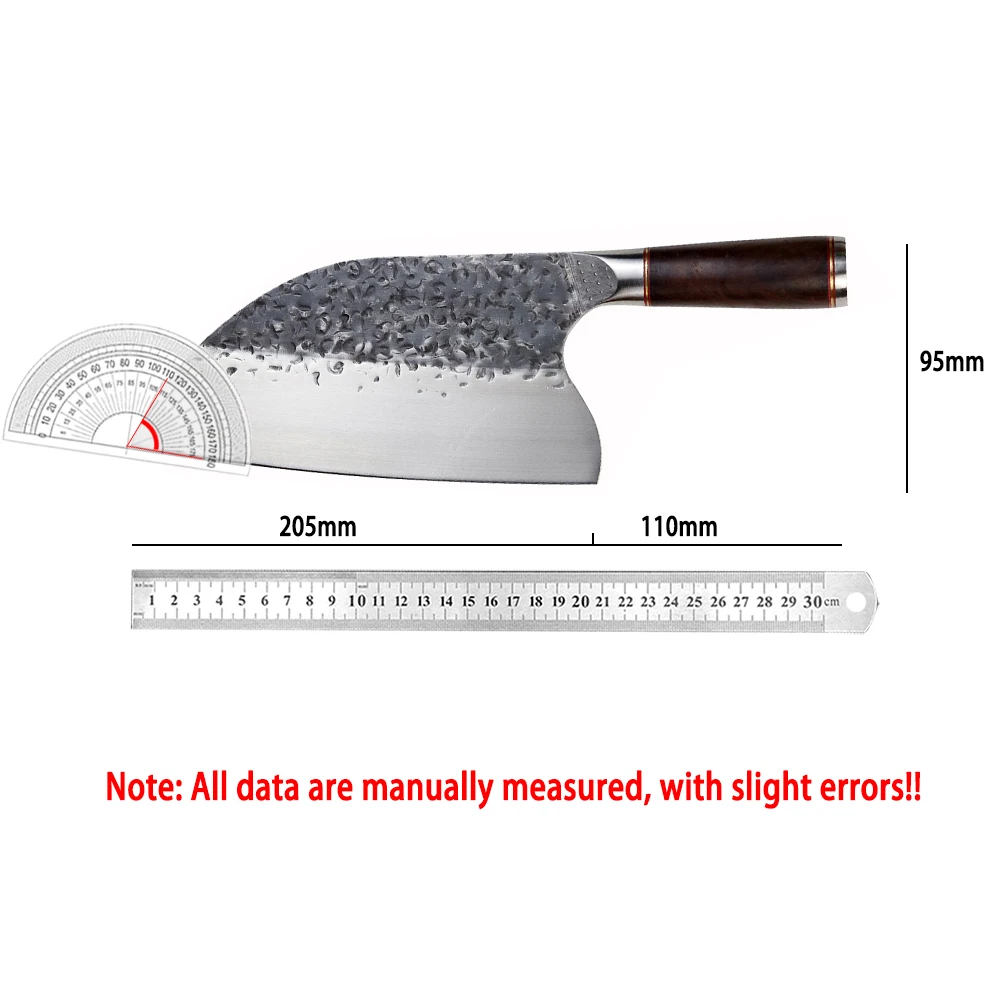 Кухонный нож шеф-повара китайский ручной Кованый острый антипригарный