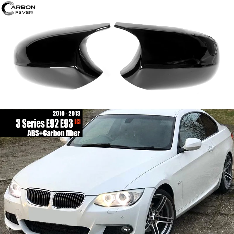 

ABS Gloss Black Replacement Style Mirror Cover For BMW 3 1 Series LCI E90 E91 08-11 E92 E93 10-13 Facelited E81 E82 E87 E88