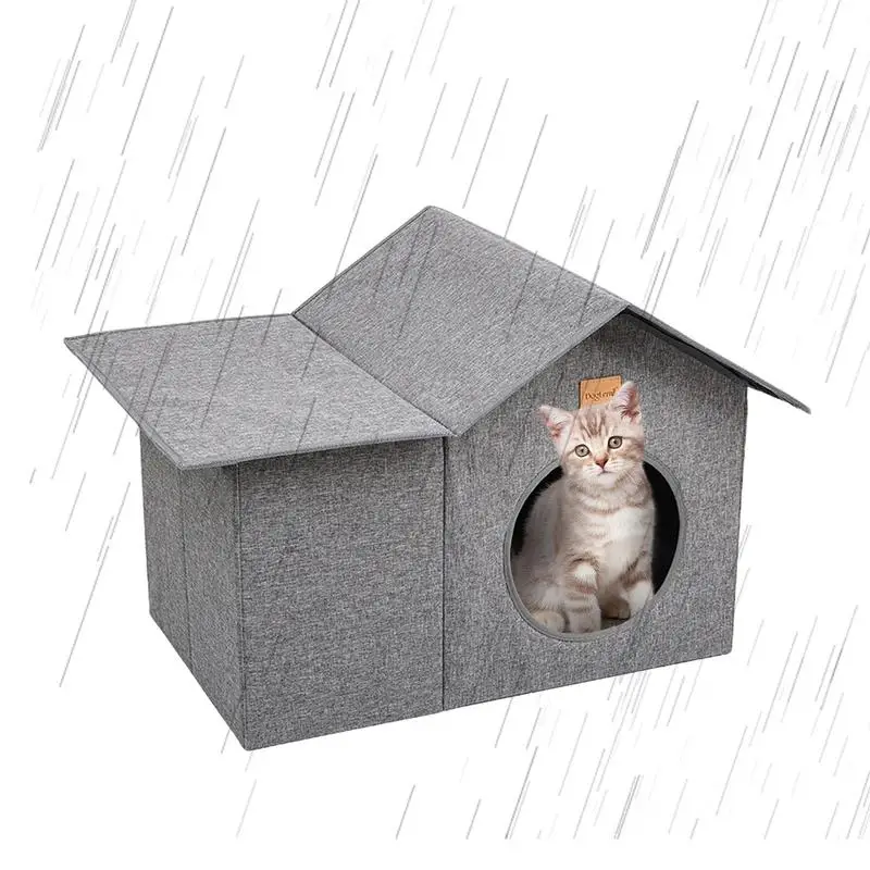 

Pet Supplies Dog Bed Cat Indoor Outdoor House Outdoor Rainproof Dog House Cat House Villa Tent For Small Pets Kittens Cat Rabbit