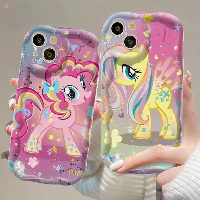 Чехол для телефона My Little Pony Twilight Sparkle Pinkie Pie Cartoon Kawaii iPhone15/14/13/12/XR/XSMAX мягкий защитный