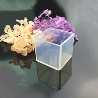 diy silicone square pendant mold jewelry making cube resin casting mould craft tool crystal epoxy square cube molde