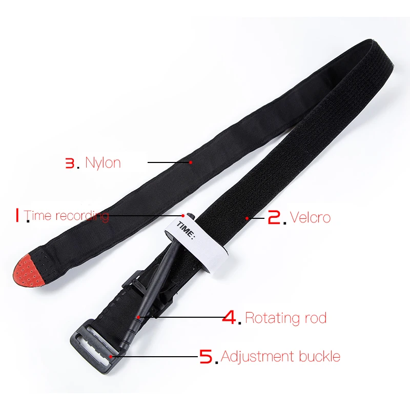 Тактический безопасный военный жгут для выживания боевой вращающийся