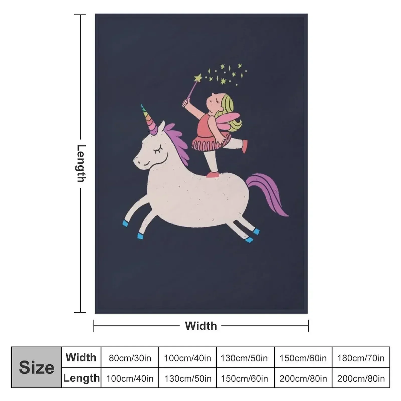 Единорог фея балерина пледы мягкие кровати модные украшения большие одеяла