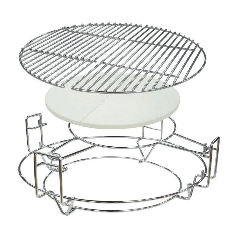 Multi-Functional Stainless Steel Barbecue Wire Mesh Big Green Egg Net Multi-Layer Bold Grill Charcoal Stove St