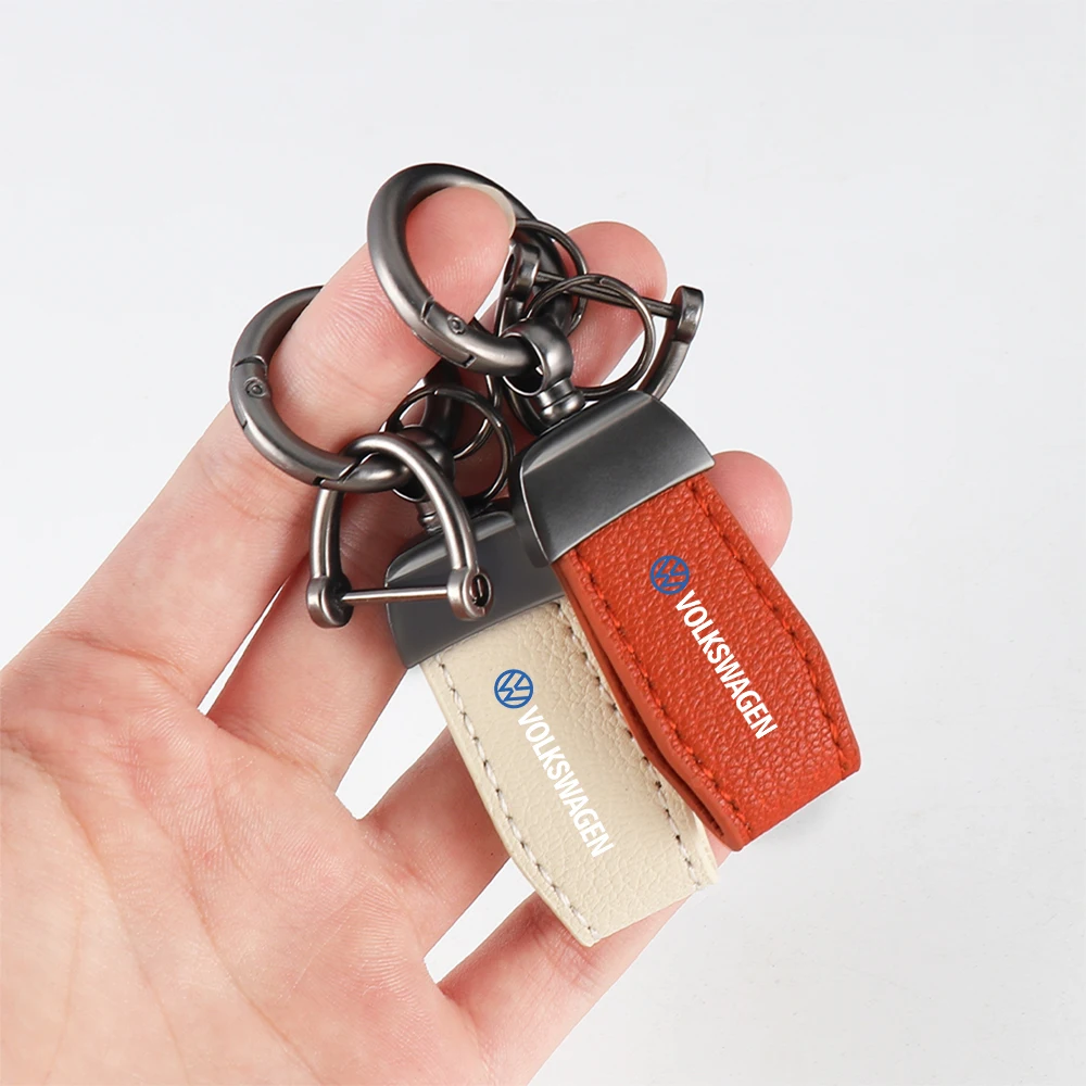 1 шт. металлический кожаный брелок для ключей из цинкового сплава Volkswagen VW R Line R32
