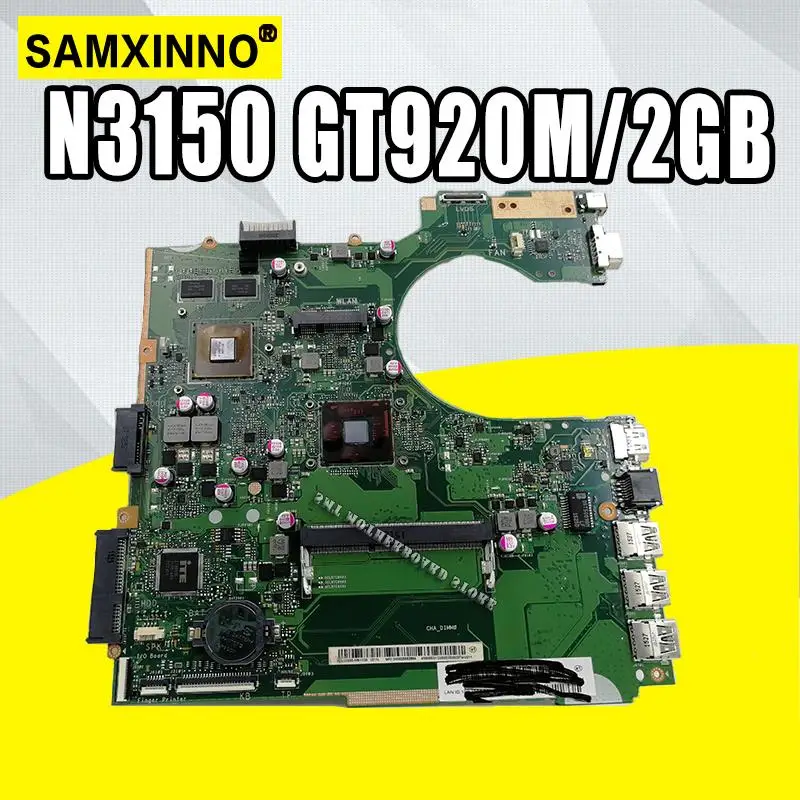 

P452SJ Laptop Motherboard For Asus P452S P452SJ PRO452S Mainboard 100% Teste OK N3150/N3160 CPU GT920M/2GB