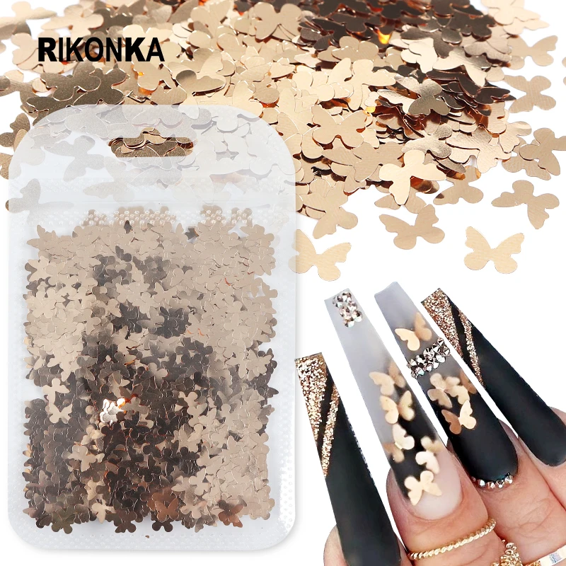 

Holographic 5MM Butterfly Glitter Sequins Nail Art Decorations Colourful Laser Paillettes For Manicure Polish French Nail Charms