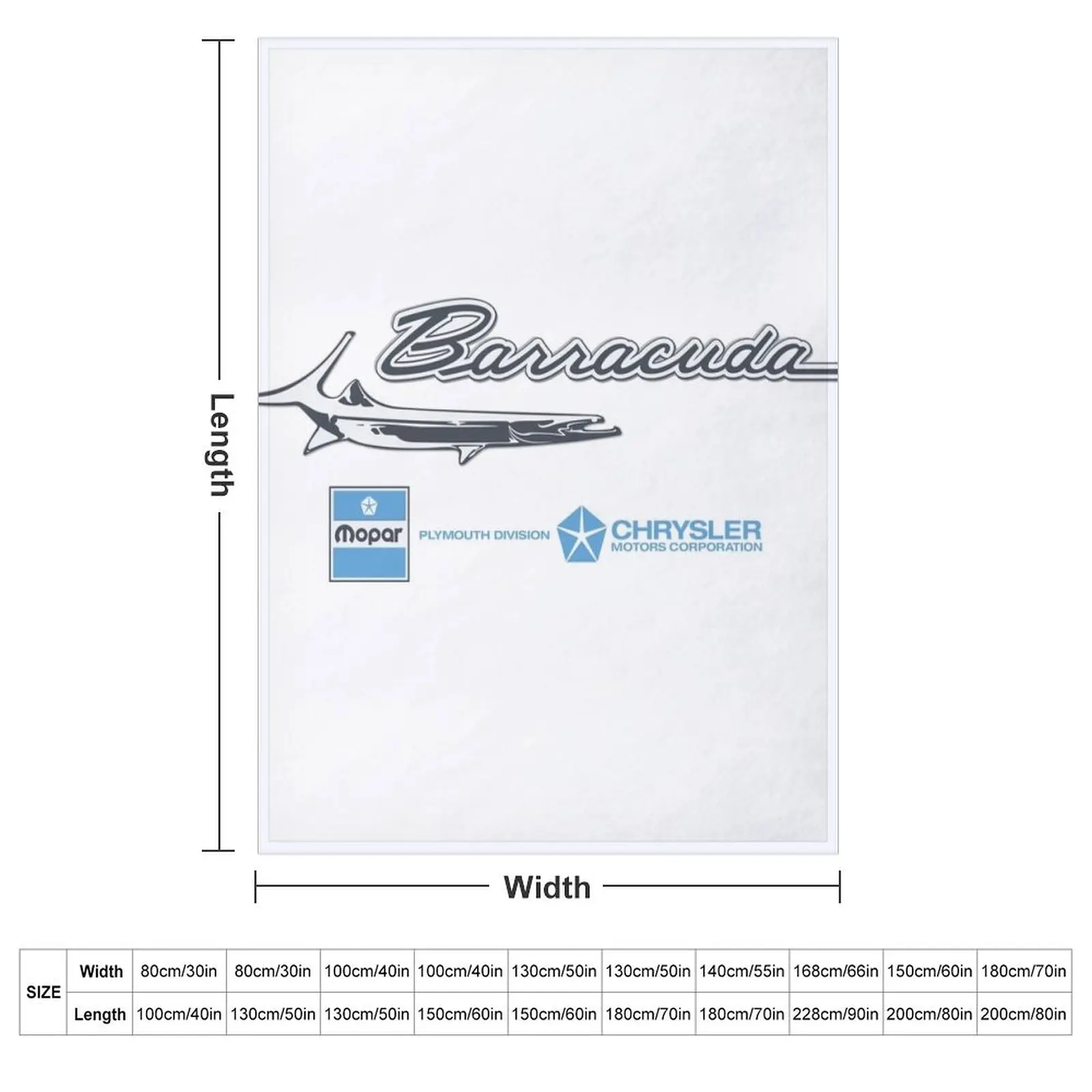 Одеяло с логотипом Plymouth Barracuda декоративные одеяла для дивана утяжеленные среды
