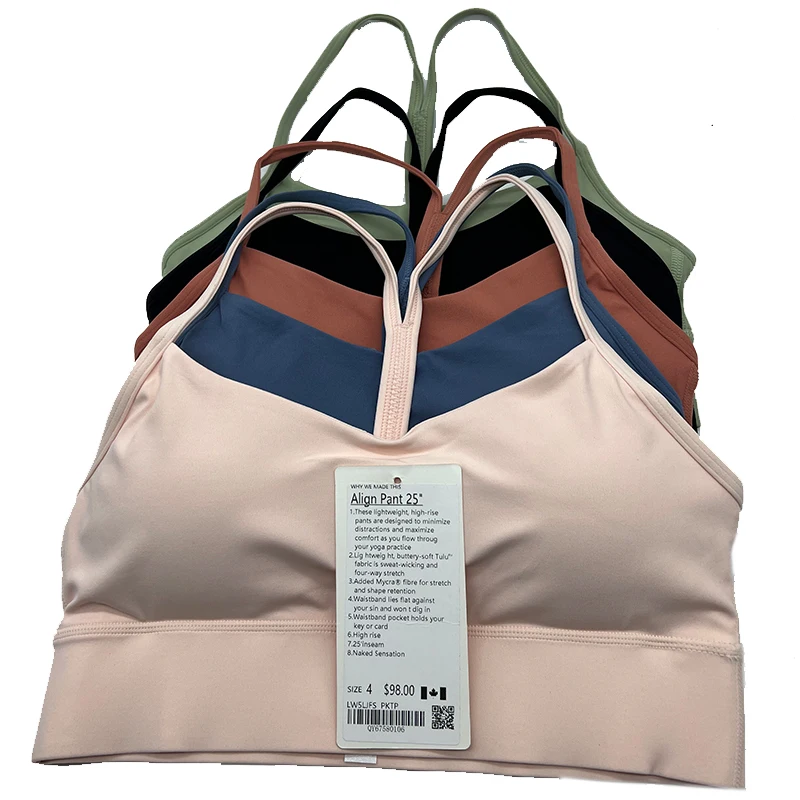 

Спортивный бюстгальтер Luluwomen для йоги собирает фитнеса, бега, езды, ударопрочный женский Быстросохнущий дышащий спортивный бюстгальтер