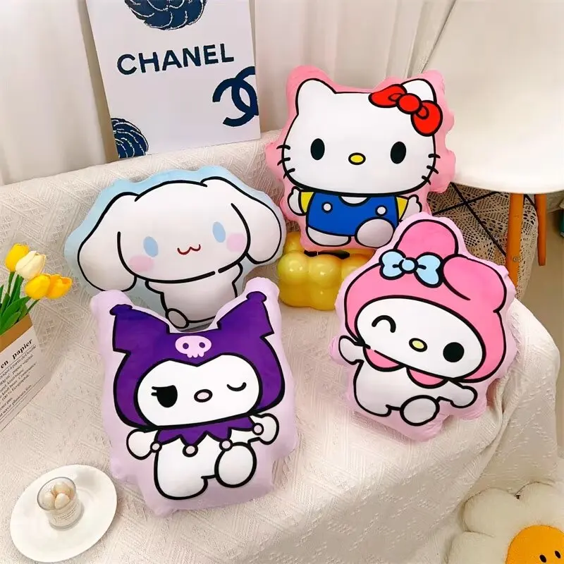 Удобная подушка для спины Saniro Kuromi My Melody Cinnamoroll в японском стиле дивана-кровати