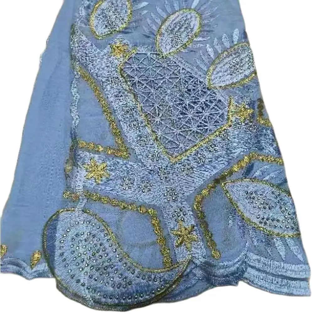 High Quality New African Muslin Islamic Scarf Dubai big 2.4m Ramadan Cotton Hijab Pashmina Extremely Soft Turban
