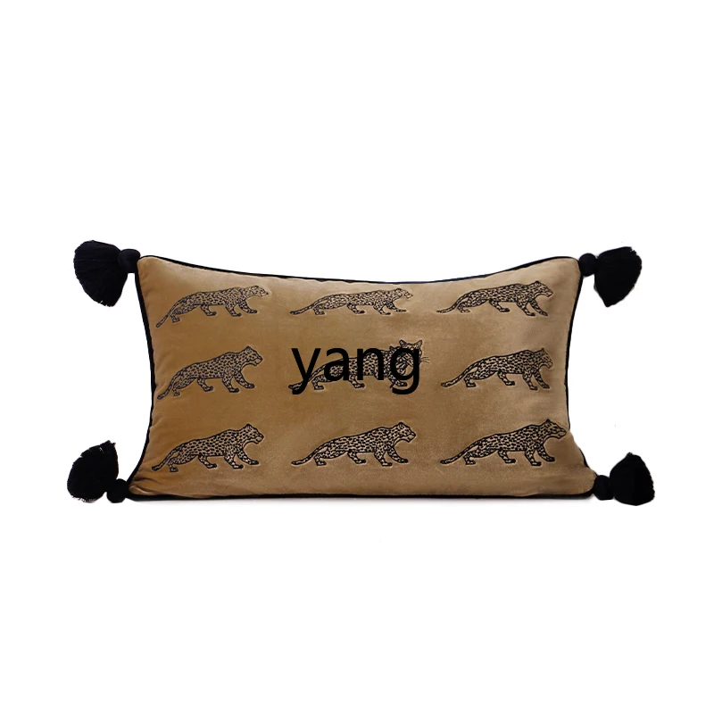 CX светильник Роскошная Золотая Пантера с кисточками поясная подушка