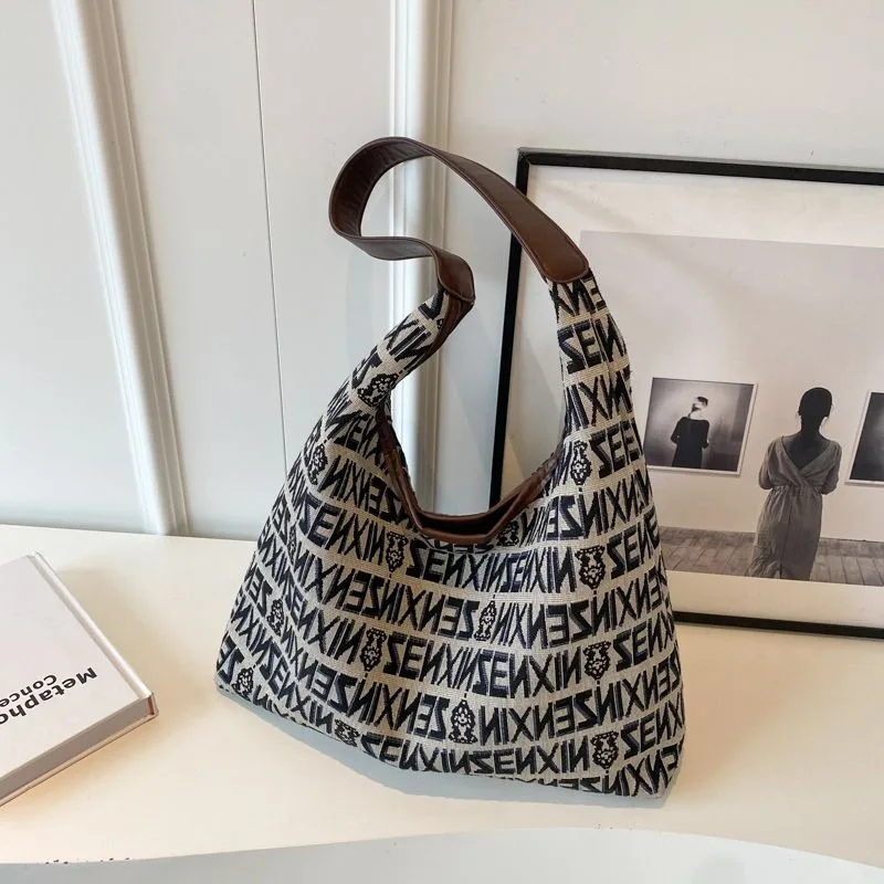 Холщовые сумки для подмышек в стиле ретро высококлассные дамские сумочки на