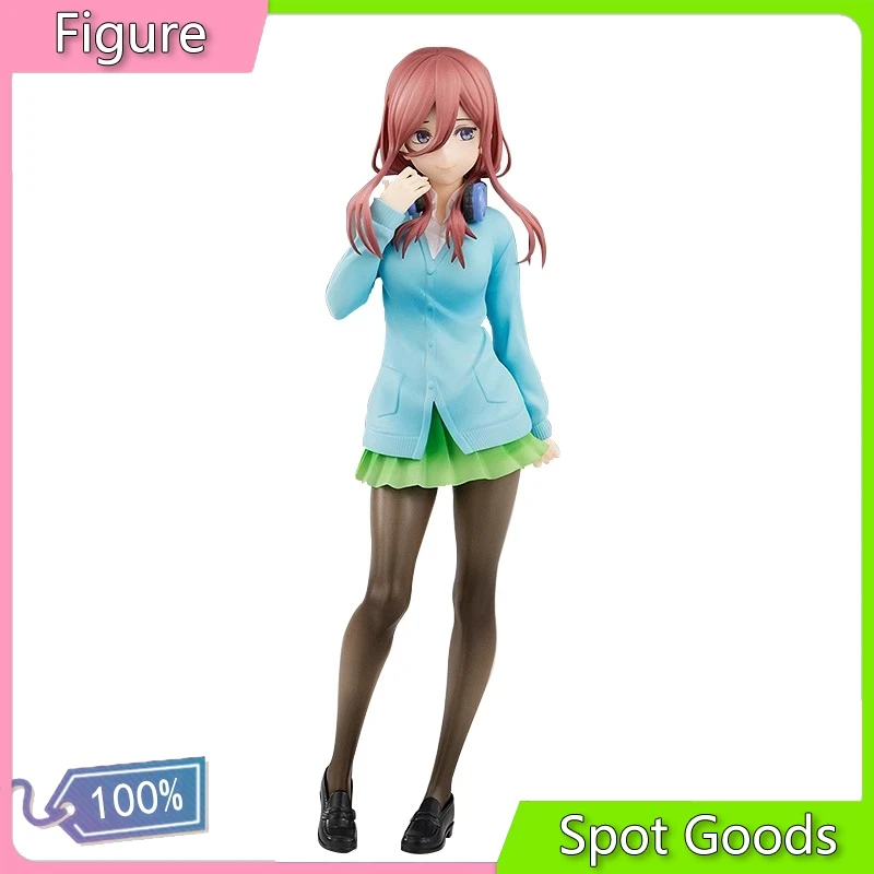 Фигурка Накано Мику школьная форма из черного шелка 18 см |