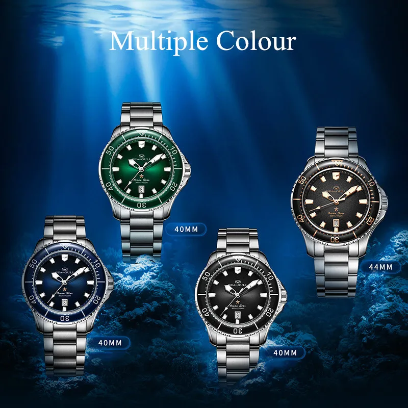 2023 New Seagull Ocean Star Wristwatch relogio masculino Men's Automatic Mechanical Watch 300m Diving Sapphire Crystal 1213 images - 6