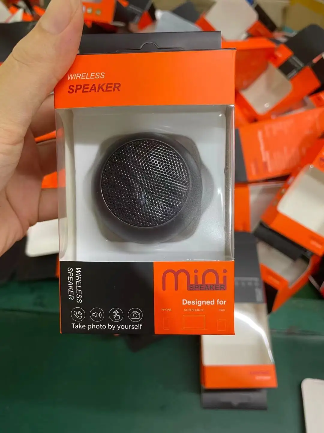 Портативный мини-динамик для планшета настольного ПК звуковая коробка с