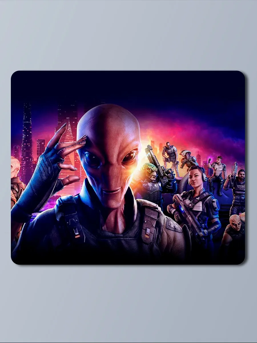 Коврик для мыши 25x30см с принтом XCOM (икском прищельцы игра стратегия игровой мир