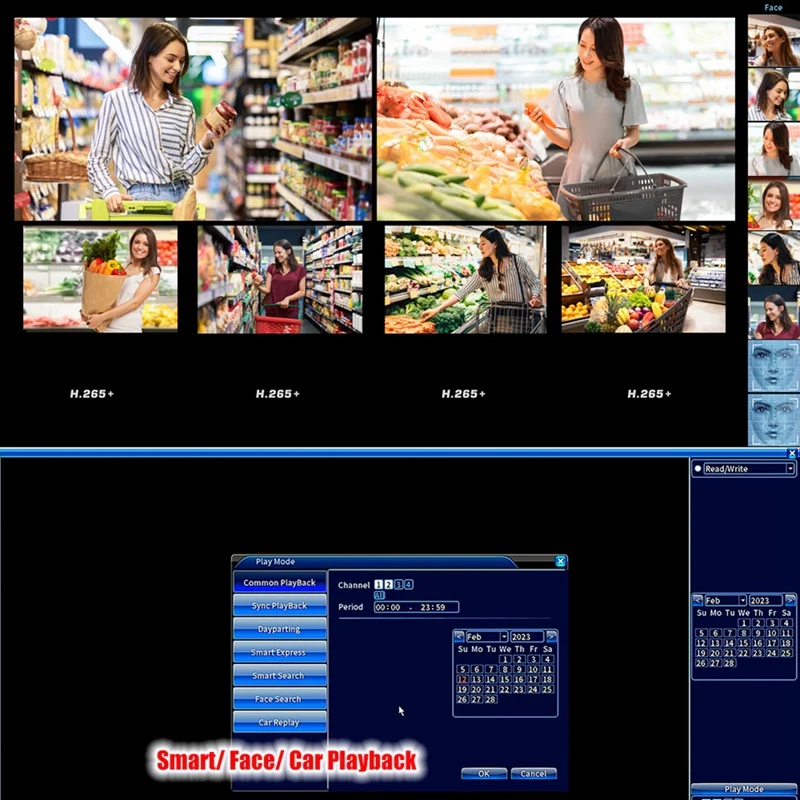 H.265X 4CH 1080P IP DVR плата XMEYE NVR 4 канала 6 в 1 AHD TVI CVI гибридный видеорегистратор для