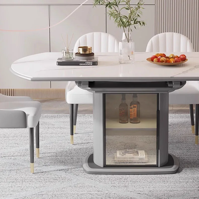Новый минималистичный простой обеденный стол выдвижной ресторан квартира