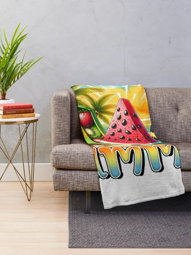 Лето Popsicle - фруктовое и красочное одеяло с мороженым идеи подарков на день