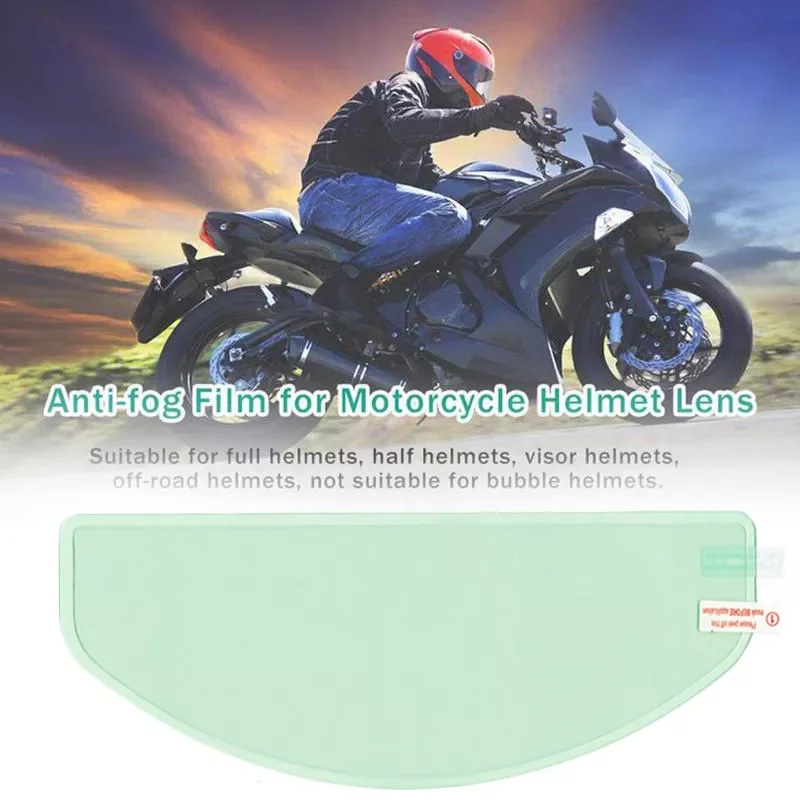 Anti-Fog Rainproof Clear Film Nano Coating Lens Fog Resistant Sticker Safety Driving Motorcycle Helmet Accessories