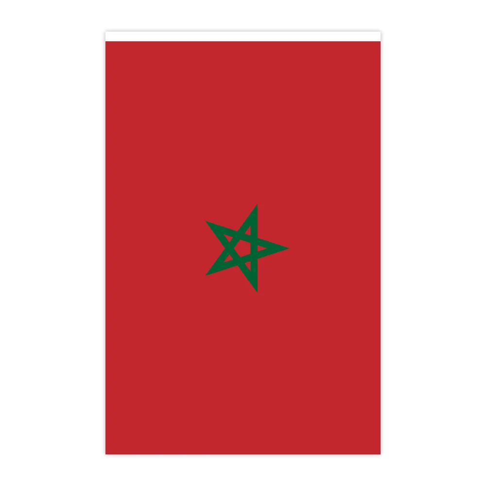 Флаги с одной нитью флаги национальными линиями Подвесные на веревке Марокко 14*21