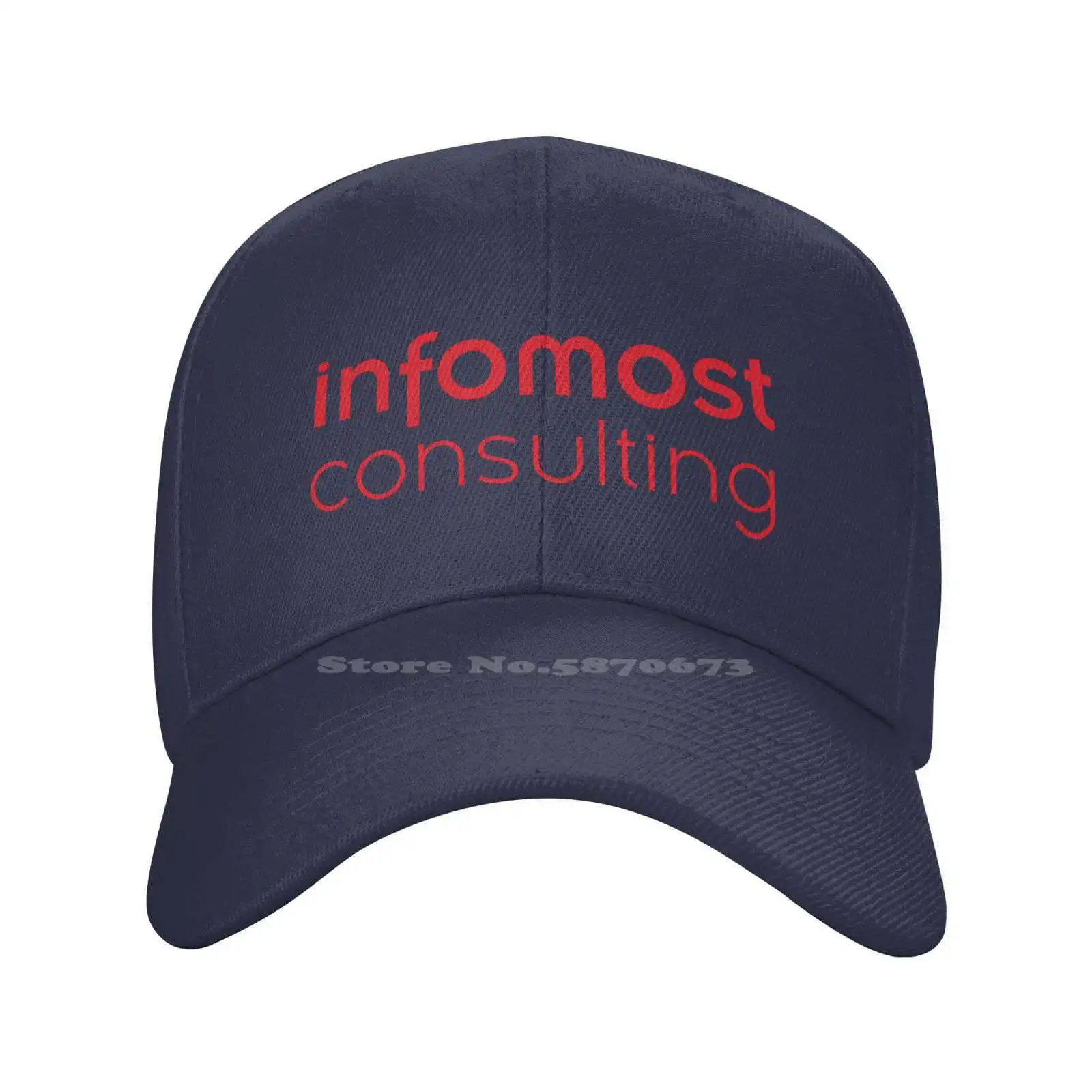 

Infomost Consulting Top Quality Logo Denim cap Baseball cap Knitted hat