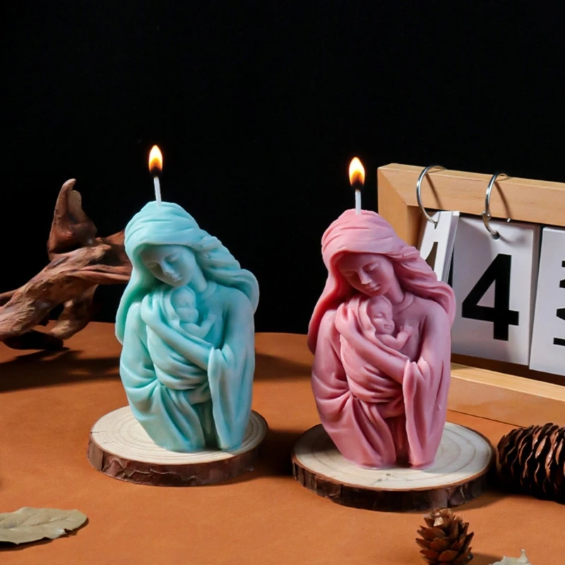 Силиконовая форма для свечей объятия матери и ребенка ароматерапевтических