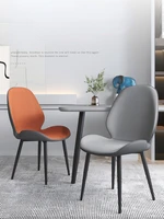 nordic modern dining chairs simple light luxury lounge chair dining chair stool makeup chair living room sillas home furniture 5