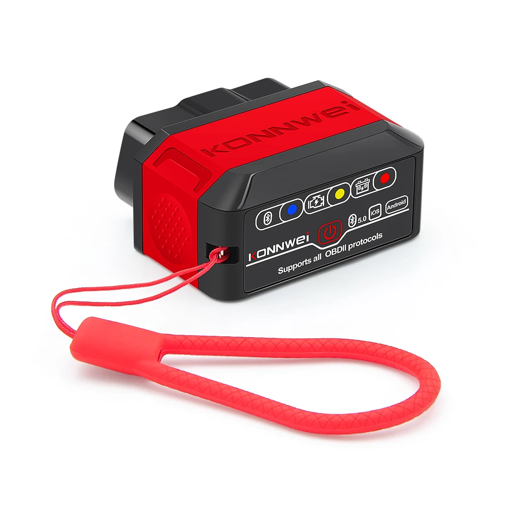 

KONNWEI KW906 BT5.0 OBDII Диагностический Сканер Проверка Двигателя Bluetooth ELM327 V1.5 Поддерживает Все Протоколы OBDII Ав...