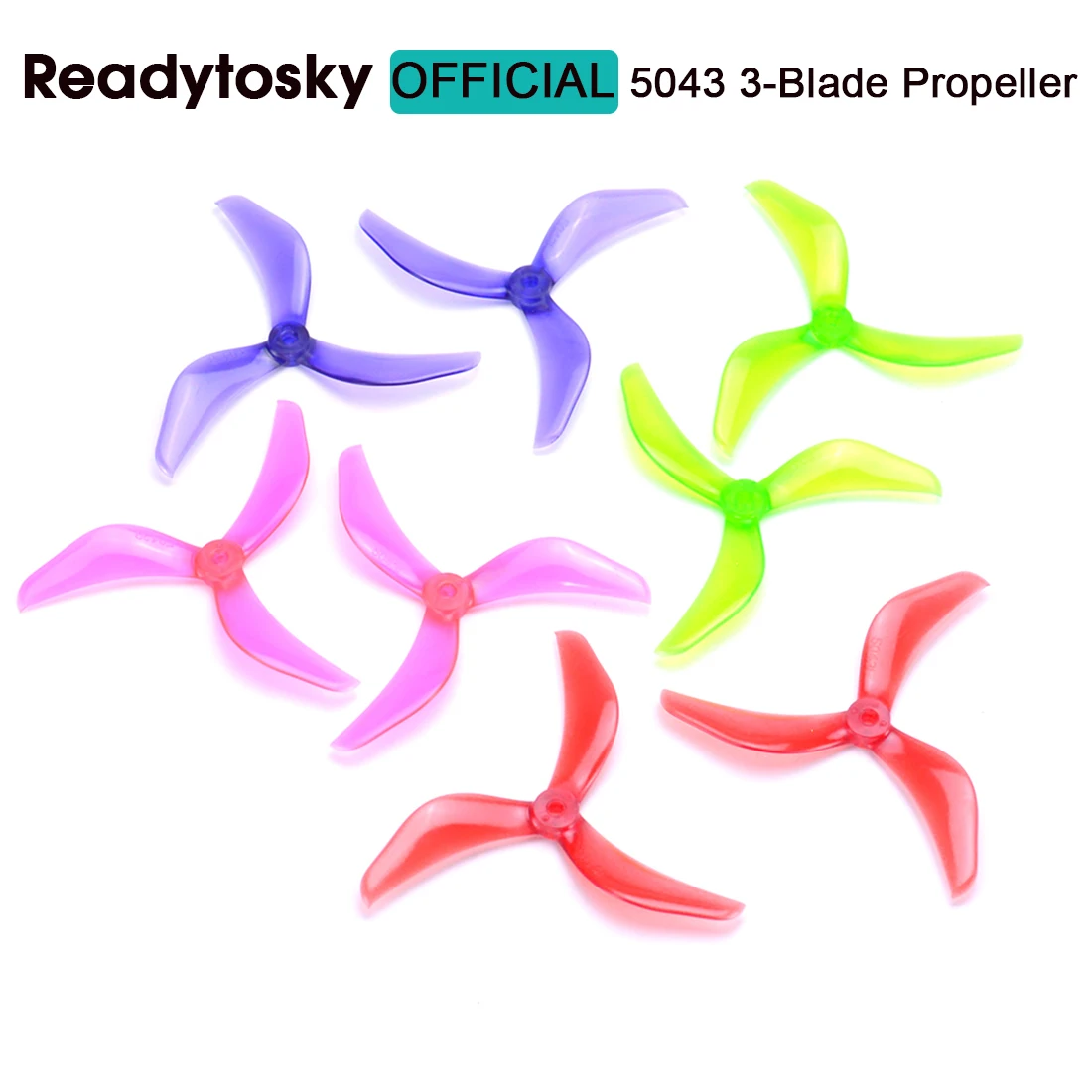 

10 пар/20 шт. 5043 CW CCW 5-дюймовые 3-лопастные пропеллеры FPV Для 250 260 мм FPV RC Racing Drone, запасные части