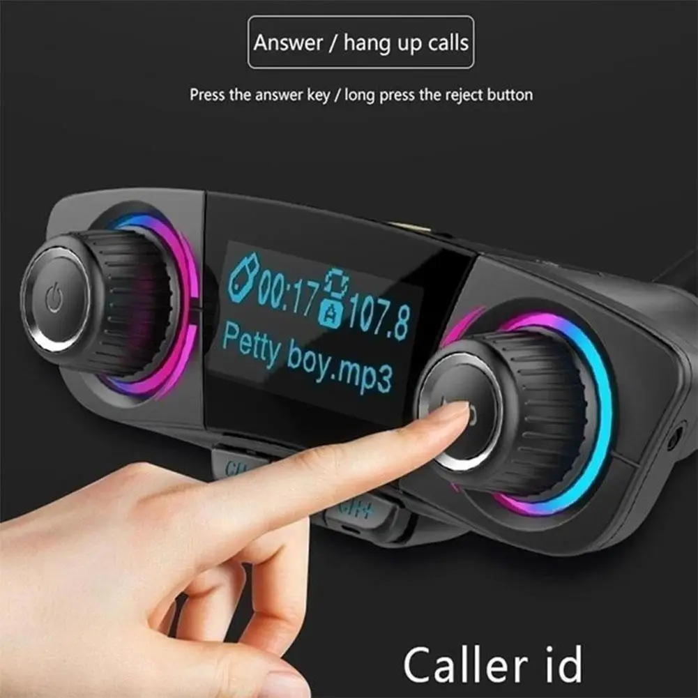 

Автомобильный FM-трансмиттер с двумя USB-портами и поддержкой быстрой зарядки