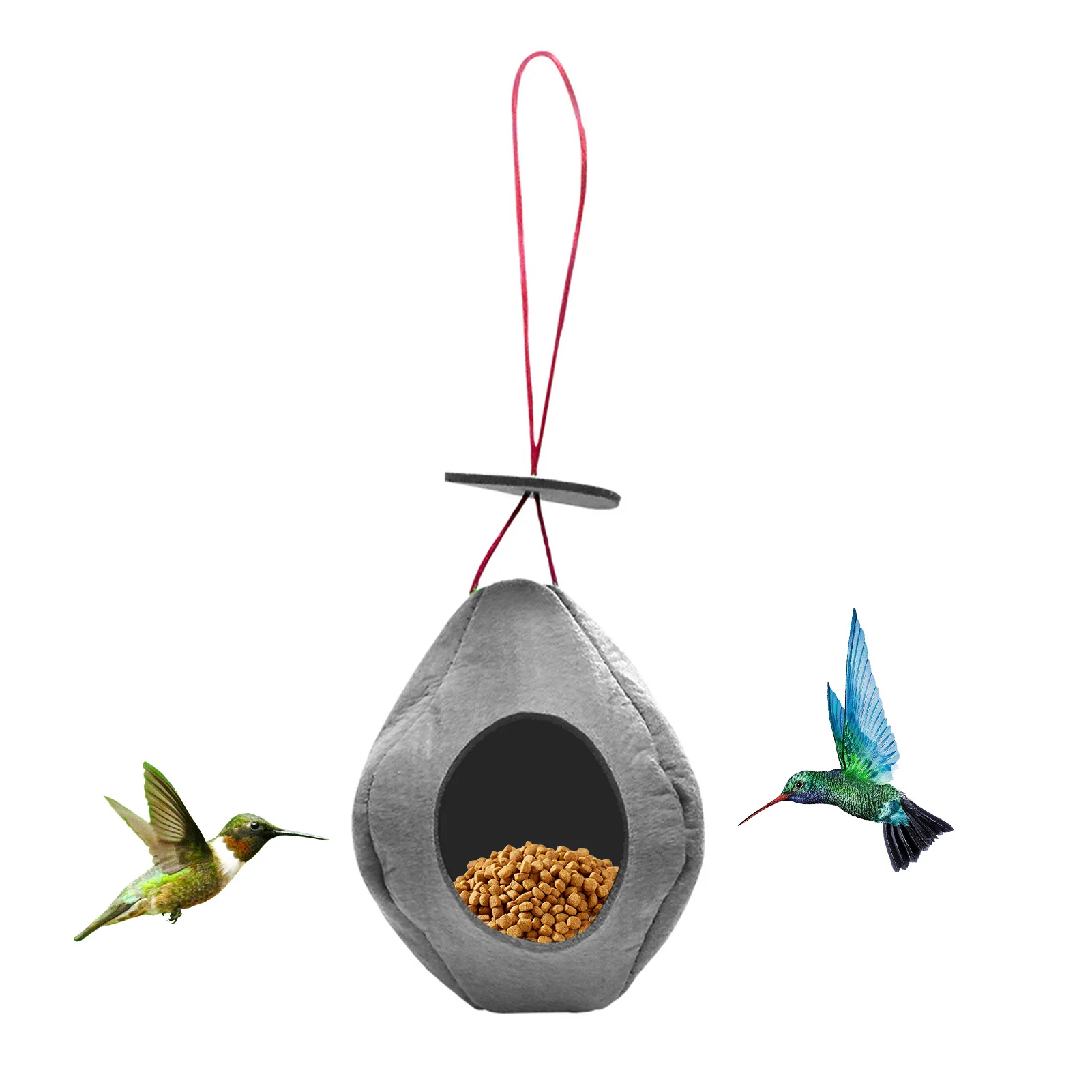Hangings  Wild Bird Feeder Birdhouse For Garden Yard Outdoor