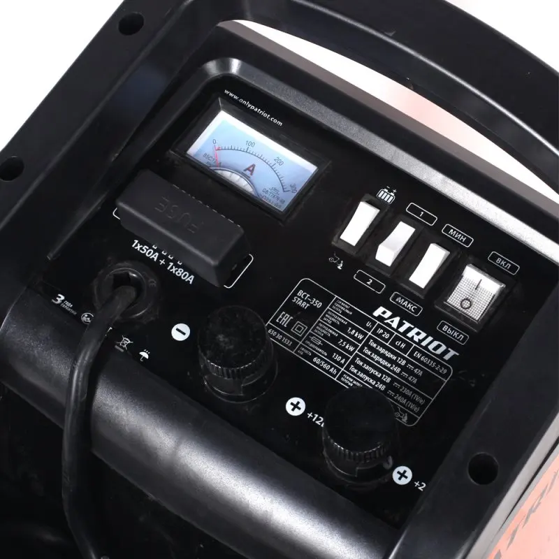 Start-Up charger Patriot bct-350 start (input voltage 220 50Hz 3 stages of current charging short protection | Автомобили и