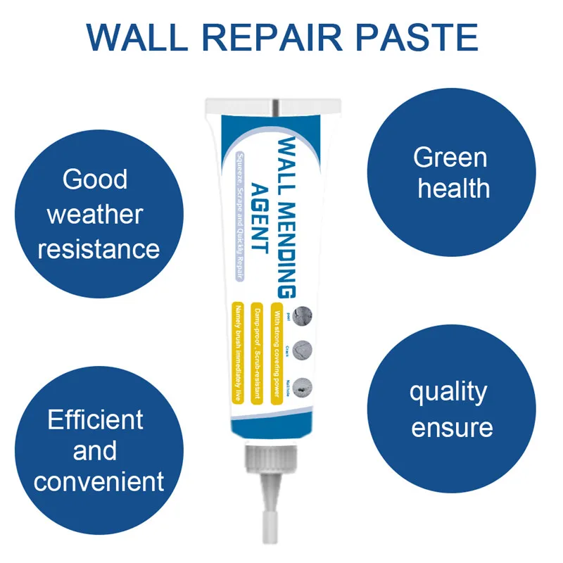 

Wall Mending Durable Grounding Accessories Ground Wire Smooth Surface To Safety Health Convenient Repair Cream Repair Cream