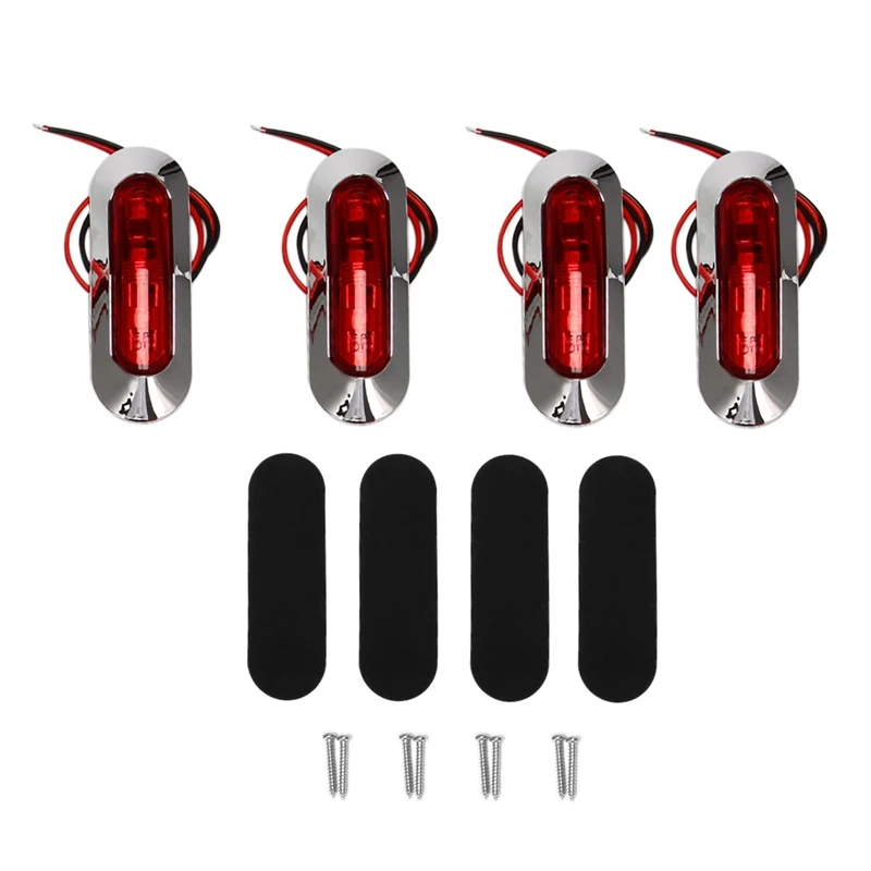 

Marine Boat Light Cockpit Decoration Light Boat Navigation Light For Boat Yacht Fishing Pontoon 12V 24V 4Pcs