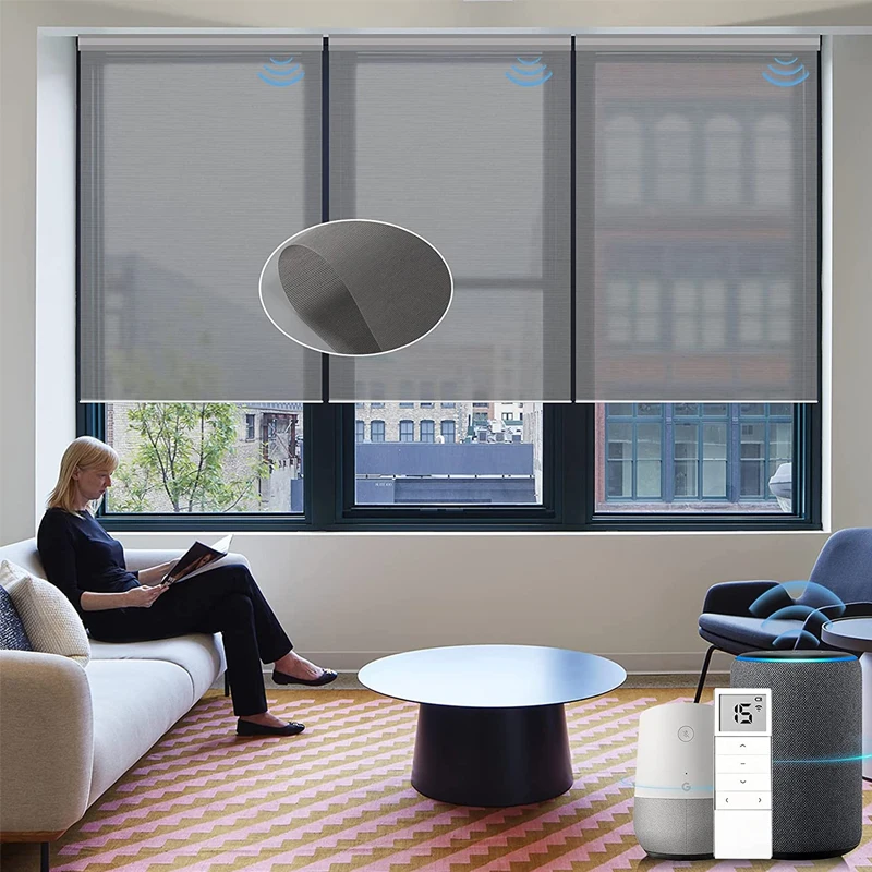 Автоматические затемняющие роликовые жалюзи для дома с пружинным ...