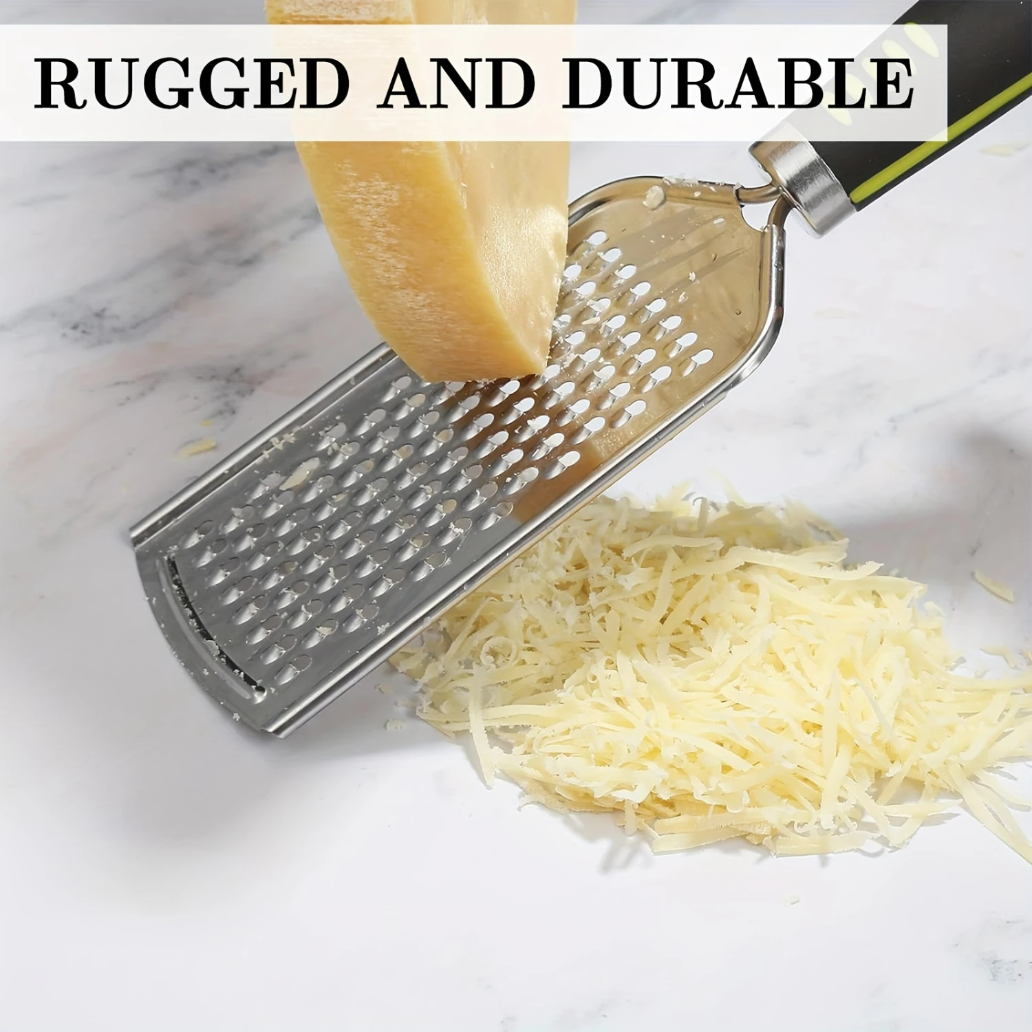 4-Piece Stainless Steel Cheese & Vegetable Grater Set With Cleaning Brush - Manual Multi- Gadgets For And Restaurant Use