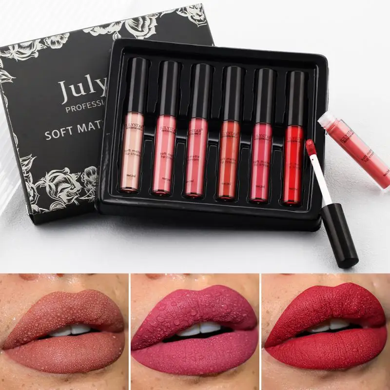 

Lip Gloss Easy To Apply Rose Red Brown Staining Lip Glaze Cosmetics High Color Rendering Cosmetic Lip Care Lipstick Makeup