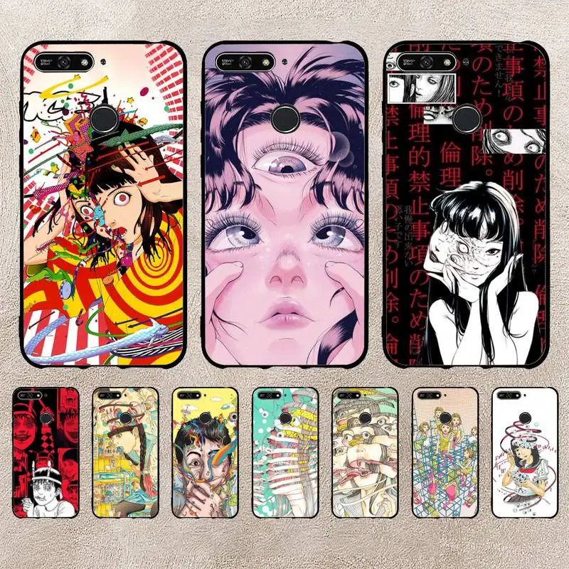 

Shintaro Kago Horror Cartoons Phone Case For Xiaomi 11 10 12Spro A2 A2lite A1 9 9SE 8Lite 8explorer F1 Poco 12S Ultra Cove