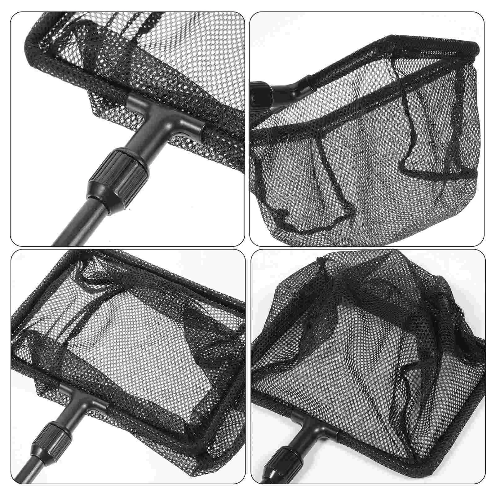 Сетчатая Складная рыболовная совок телескопическая рукоятка аксессуары для