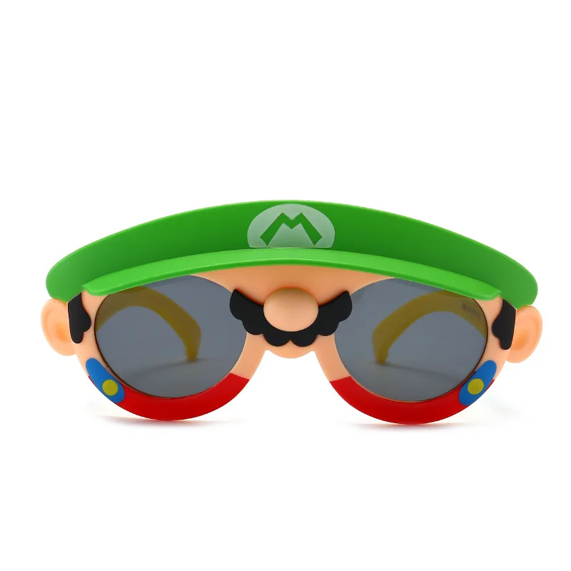 Поляризованные солнцезащитные очки Super Mario модные детские красочные мягкие